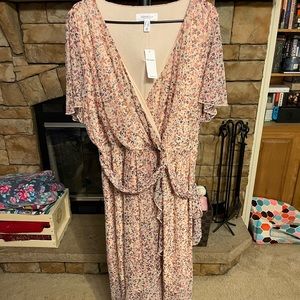 Addition Elle Midi Wrap Dress